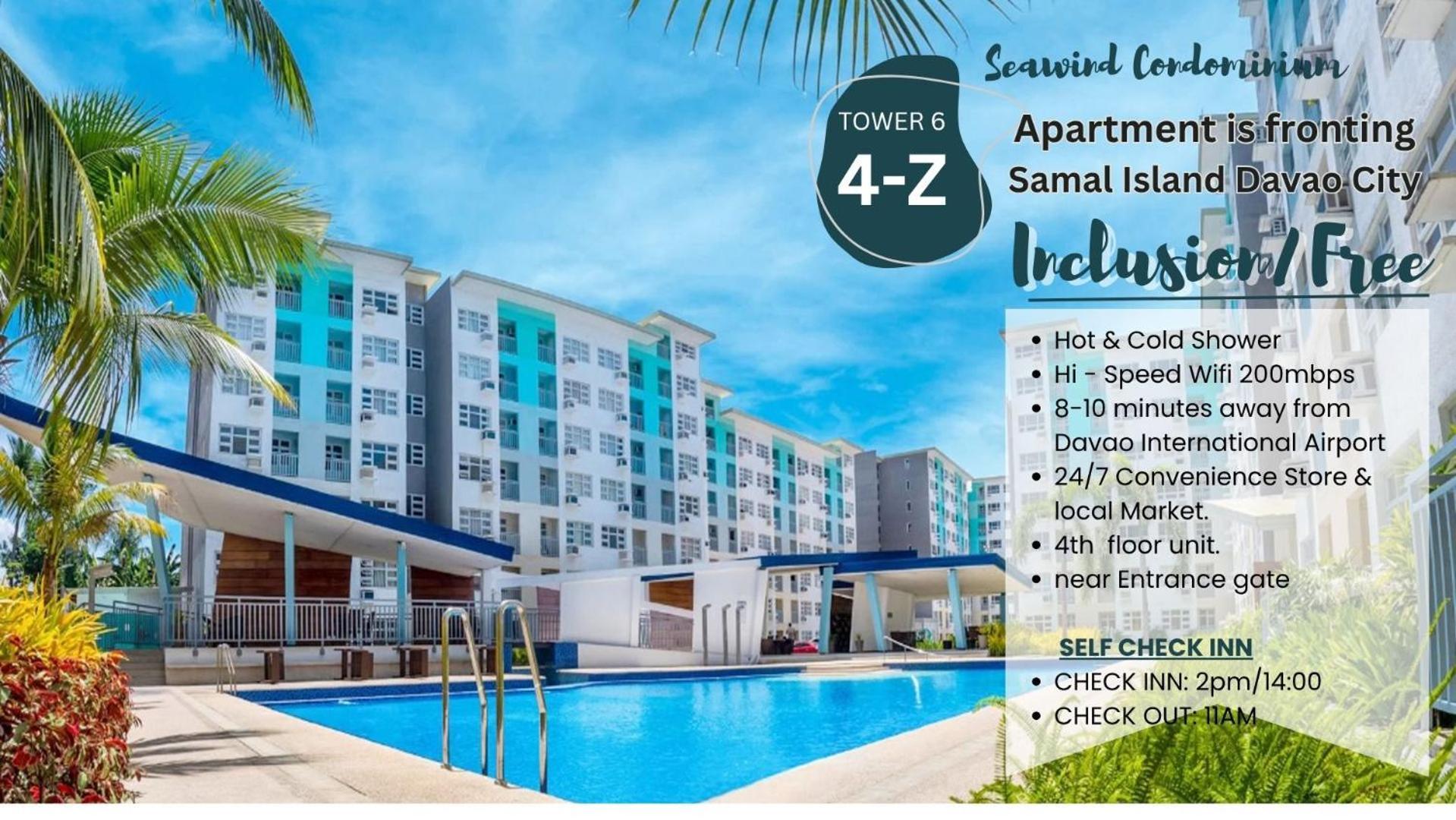4Th Floor - Sea View Of Seawind Condominium Davao Luaran gambar